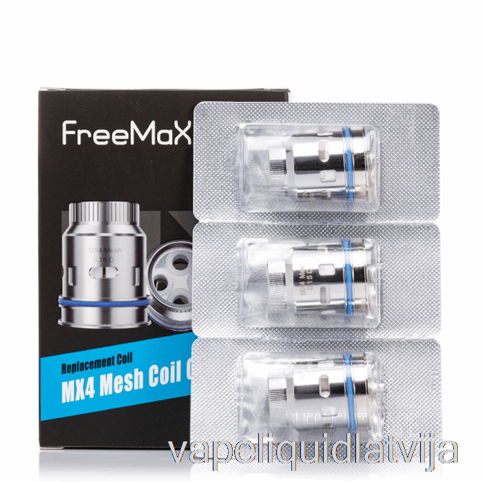 Freemax Mx Rezerves Spoles 0.15ohm Mx4 Mesh Coils Vape šķidrums